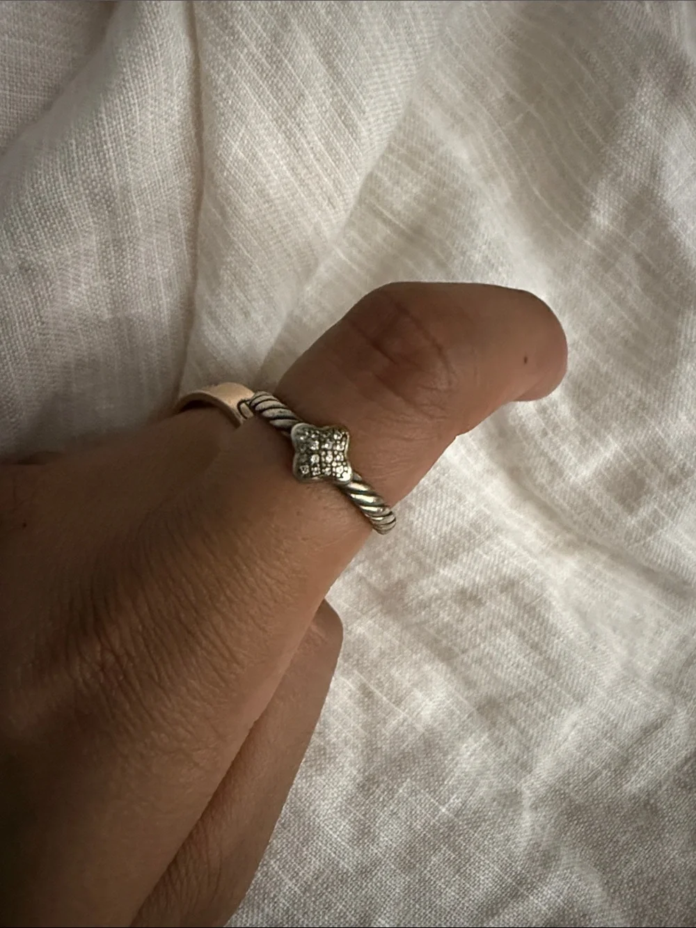 David yurman petite pace quatrefoil ring size 5